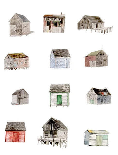 Scott Bluedorn 12 Shanties , 2016 archival digital giclee print 16 x 20 in. edition of 25