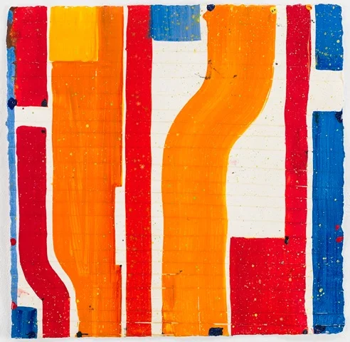 Caio Fonseca Pietrasanta P13.74 gouache on paper 14 x 14 in.