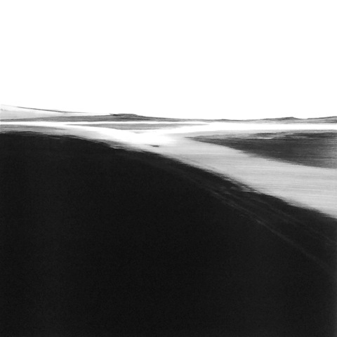 Frances Ashforth Water Study 37 , 2015 unique waterbase monotype 30 x 30 in.