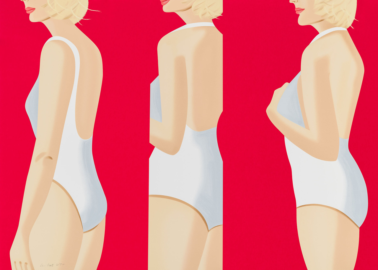 ALEX KATZ COCA-COLA GIRL 5 20-color silkscreen 40 x 56 in. edition of 60