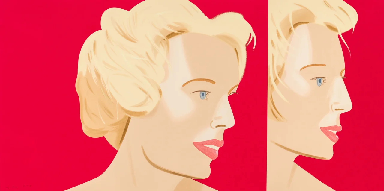 ALEX KATZ COCA-COLA GIRL 6 22-color silkscreen 36 x 72 in. edition of 60
