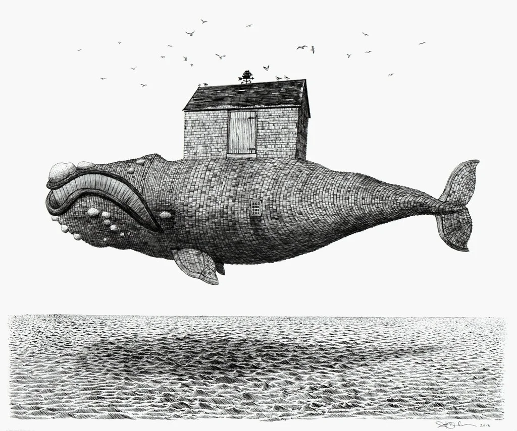 Scott Bluedorn House of the Whale , 2015 archival digital giclee print on cotton rag paper 12 x 16 in.