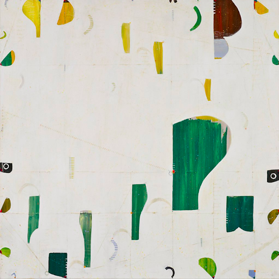 Caio Fonseca Pietrasanta C08.27, 2010 mixed media on canvas 45 x 45 in.