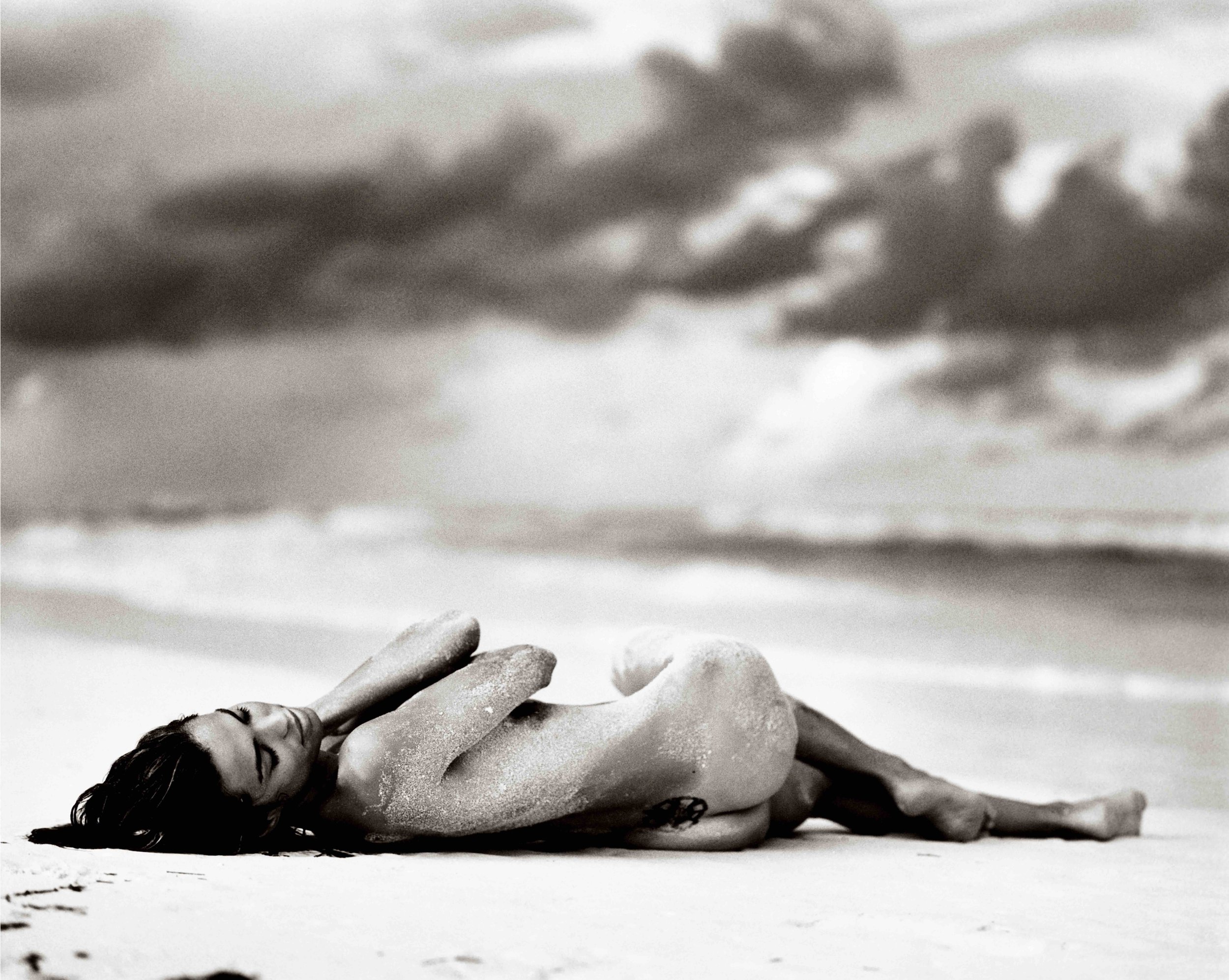  Michael Haber   Beach nude,  2003  100% Archival fine art print    Small: 30 x 40 in. Editions of 20, 25 and 30  Medium: 40 x 60 in. Editions of 20 and 25  Large: 50 X 70 in. Editions of 15 and 20  Extra Large: 50 X 96 in Editions of 10 