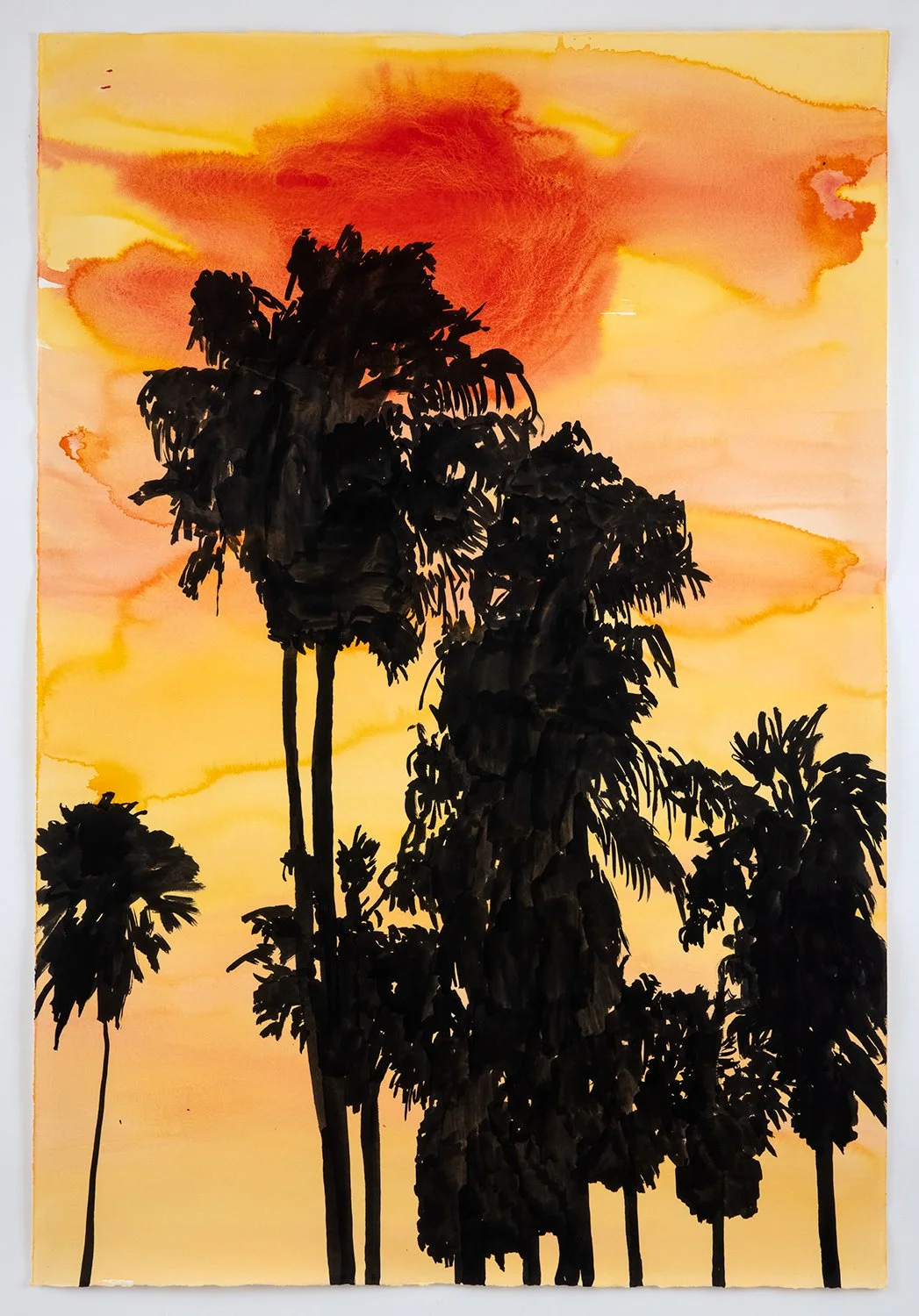   Richard Dupont   Islands 527 , 2025 Ink and watercolor on handmade paper 44 x 30 in. 