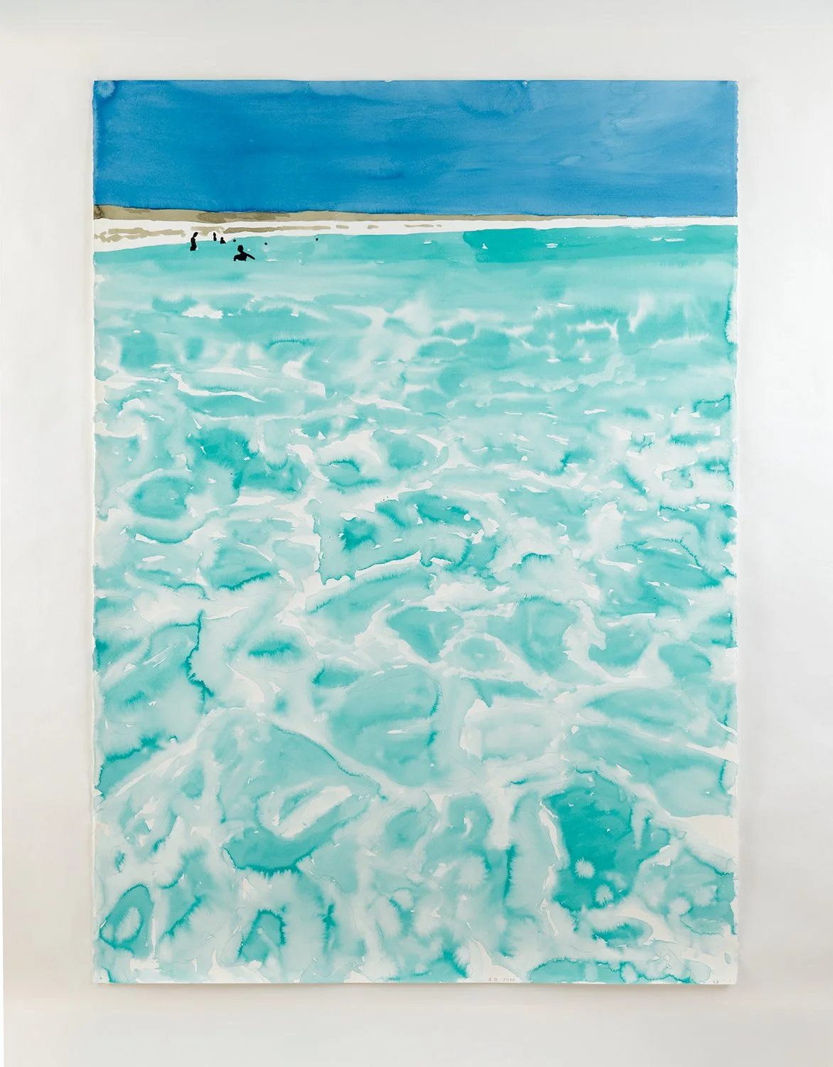  Richard Dupont  Islands 480,  2025 Watercolor and ink on handmade paper 60 × 42 in. 