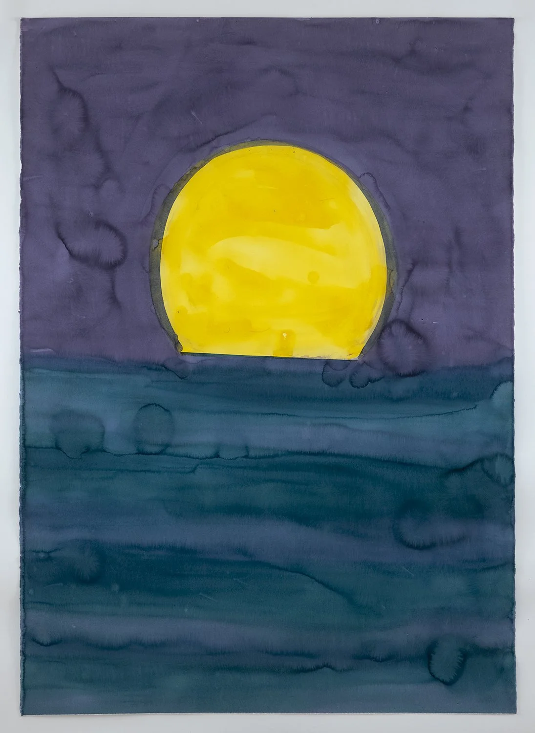  Richard Dupont  Islands 528,  2025 Watercolor and ink on handmade paper 60 × 42 in. 
