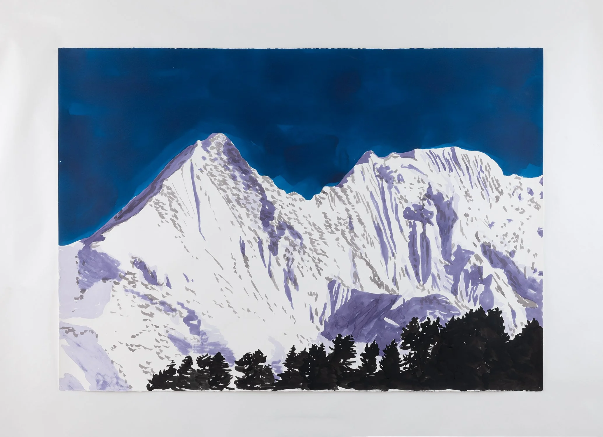  Richard Dupont  RD 567,  2025 Watercolor and ink on handmade paper 42 × 60 in. 