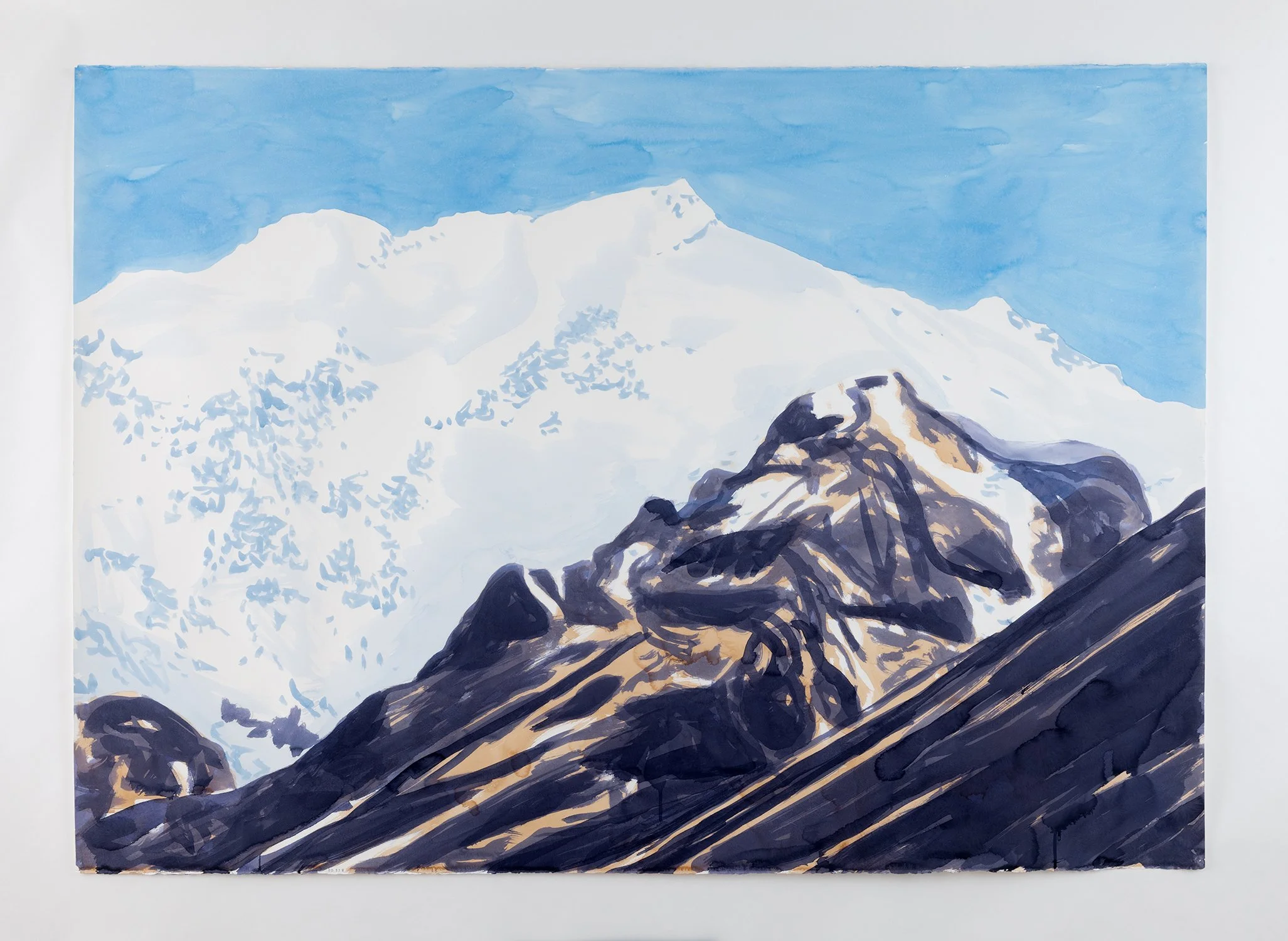  Richard Dupont  RD 578,  2025 Watercolor and ink on handmade paper 42 × 60 in. 