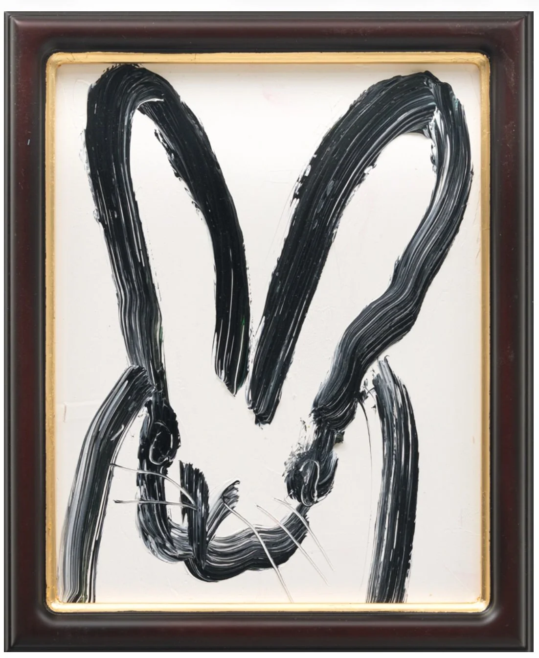   HUNT SLONEM   Benny , 2026 Oil on wood 10 x 8 in. 11 x 9 in. (framed) 
