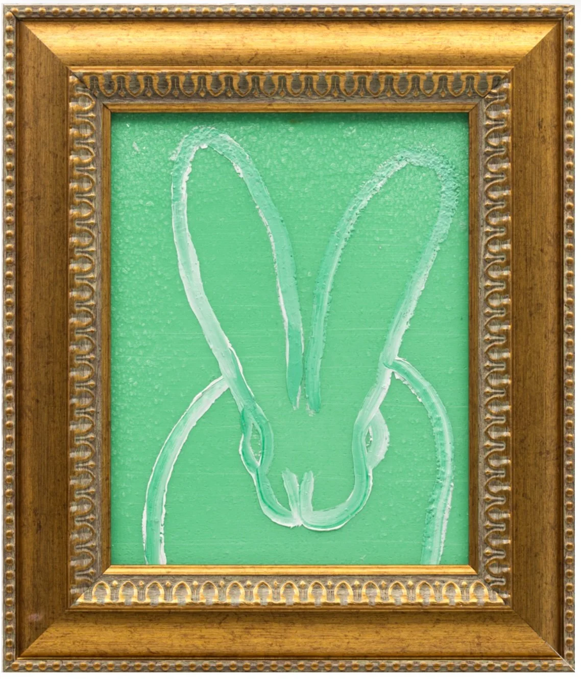   HUNT SLONEM   Emerald City , 2026 Oil on wood 10 x 8 in. 14 1/2 x 12 1/2 in. (framed) 