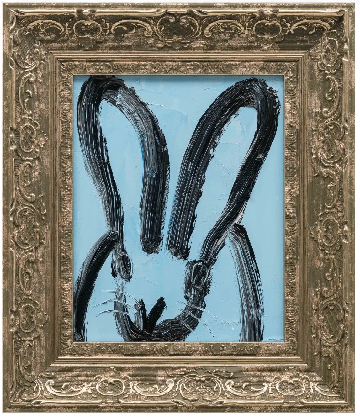   HUNT SLONEM   At Last , 2026 Oil on wood 10 x 8 in. 14 1/2 x 12 1/2 in. (framed) 