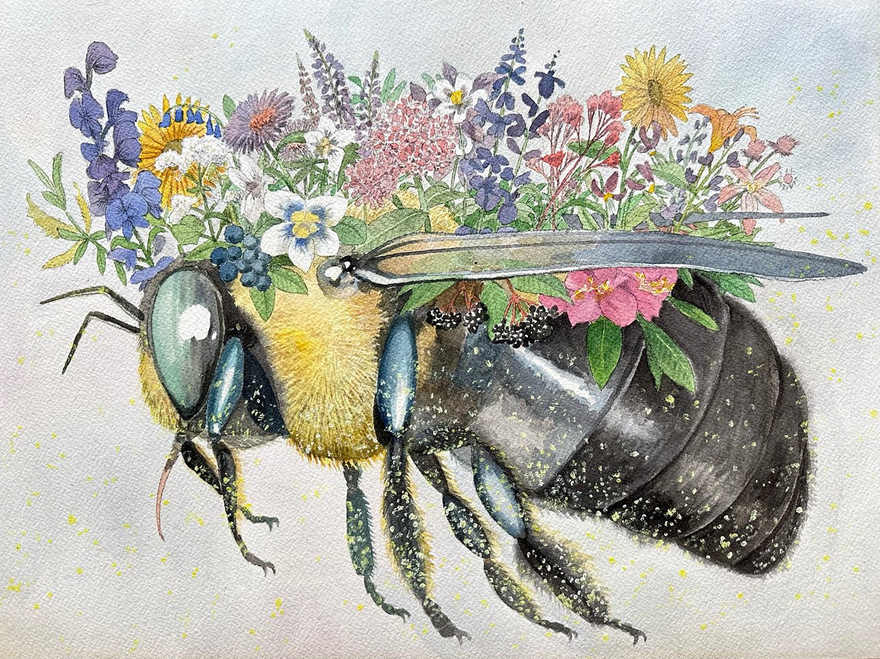   SCOTT BLUEDORN   Super Pollinator , 2026 Archival pigment print, edition 1 of 25 18 x 24 in. 
