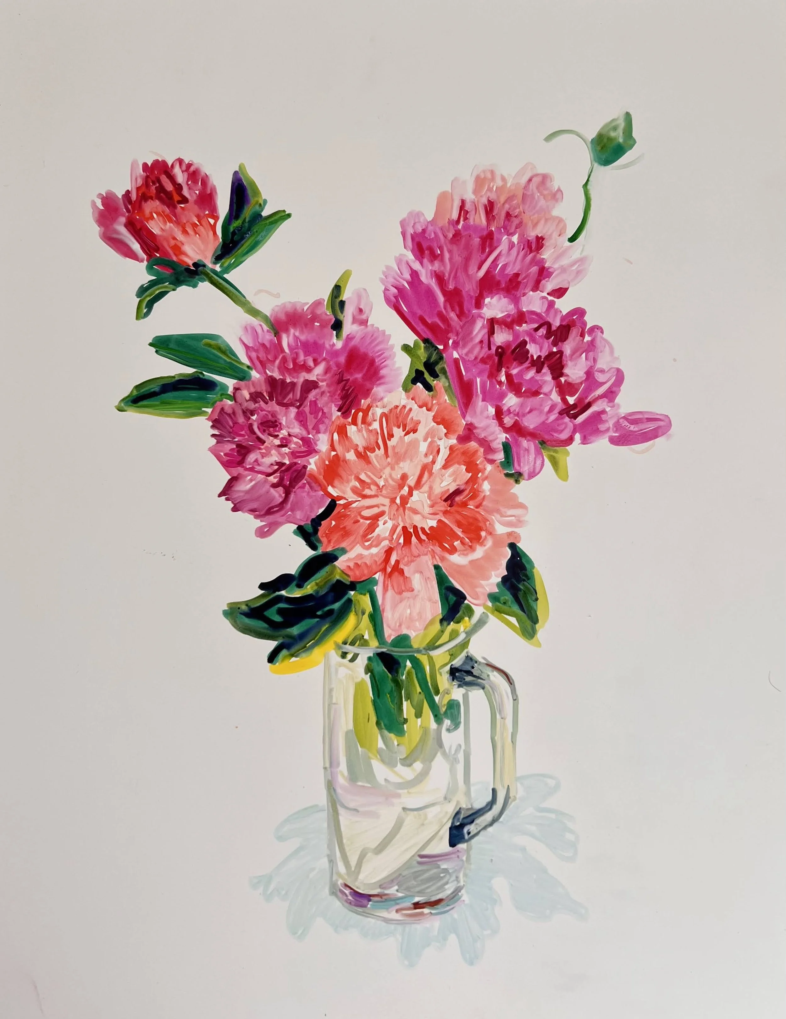   BORIS TORRES   Untitled from Flower Series , 2026 Marker on Yupo paper 14 x 11 in. 