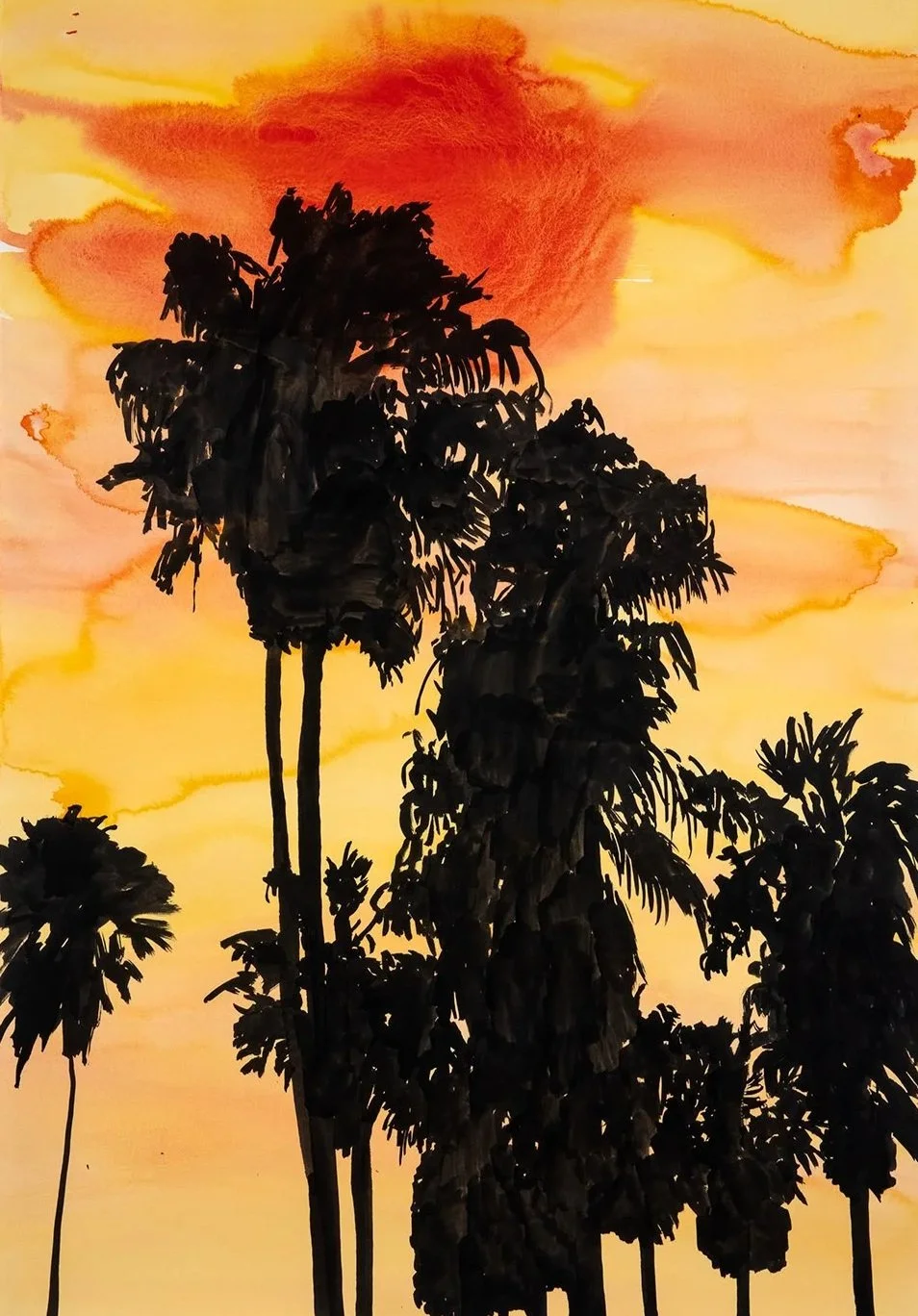   RICHARD DUPONT   Islands 527 , 2025 Ink and watercolor on handmade paper 44 x 30 in. 