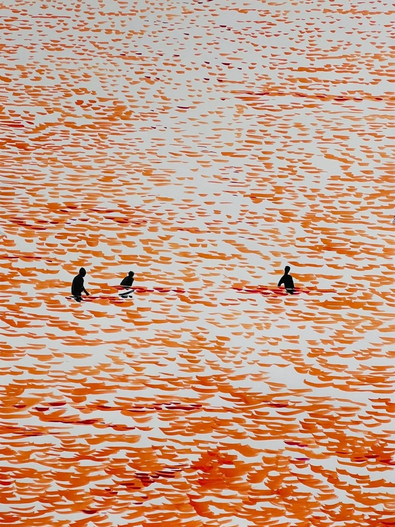   RICHARD DUPONT   Islands 506,  2025 Ink and watercolor on handmade paper 44 x 30 in. 