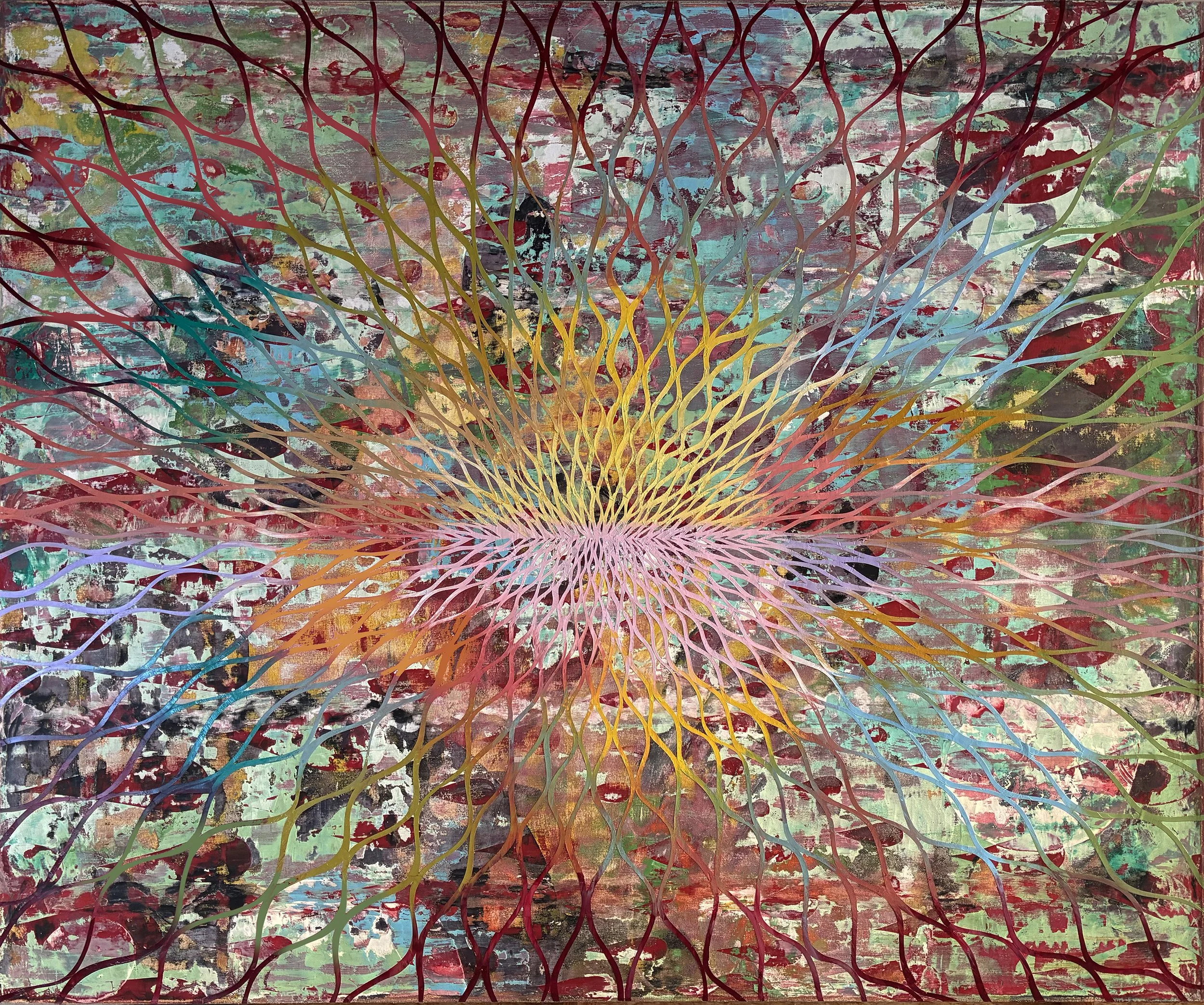   PERRY BURNS   Crystal Butterfly , 2026 Oil on canvas 54 x 64 in. 