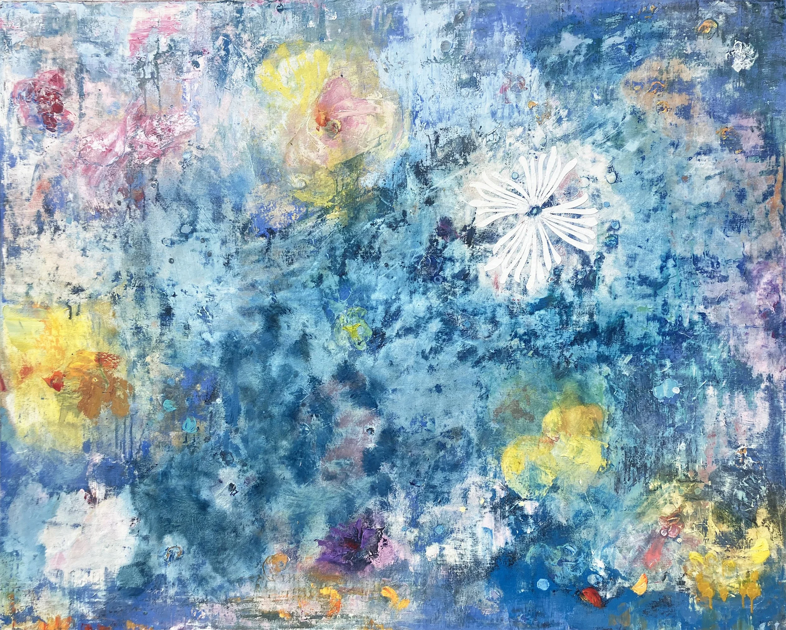   PERRY BURNS   Narcissus I , 2025 Oil on canvas 51 x 64 in. 