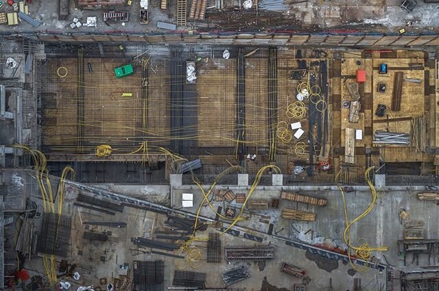 Construction Site, Atlanta, Georgia #dronephotography