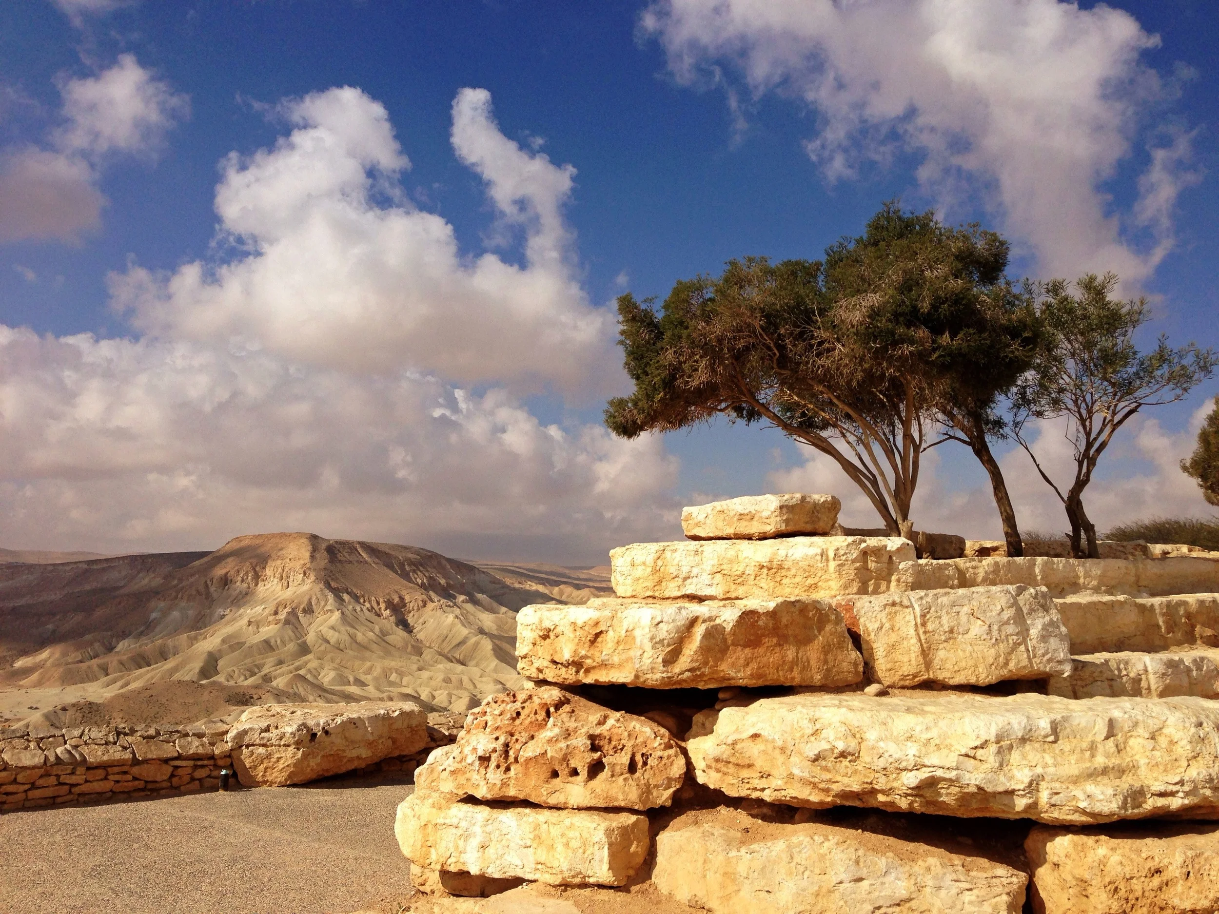 The Negev desert in Sde Boker, Israel