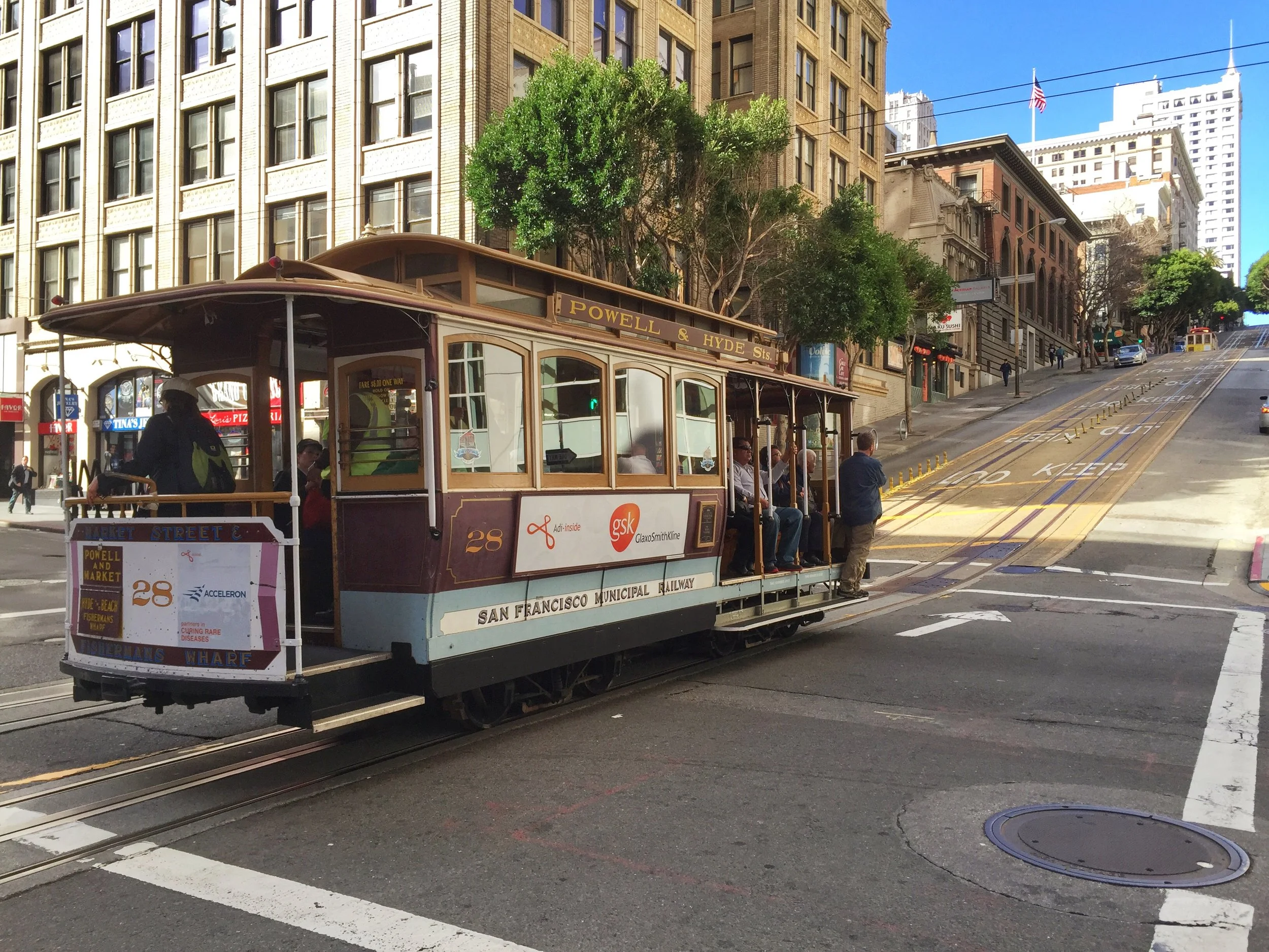 San Francisco Powell & Hyde Cable Car