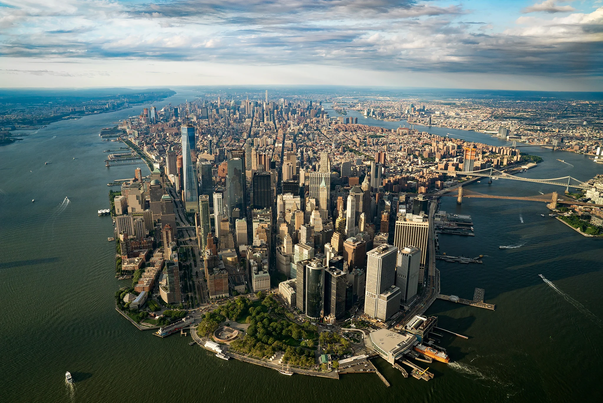 Manhattan from 2,000 feet