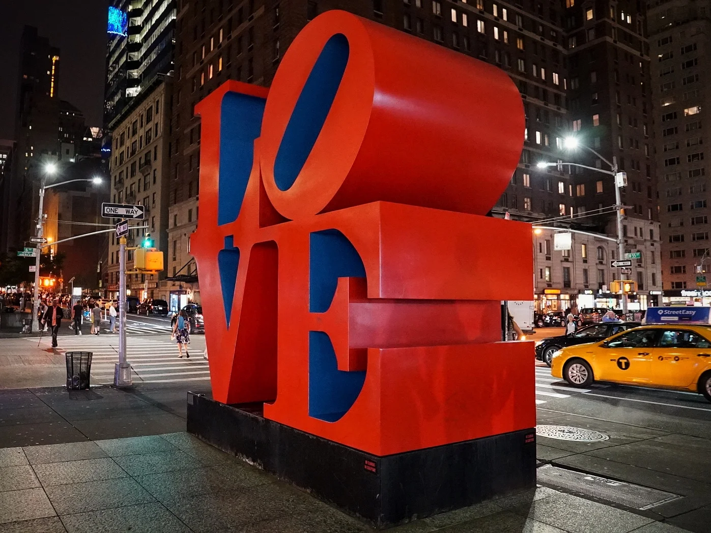 The Love Statue in NYC