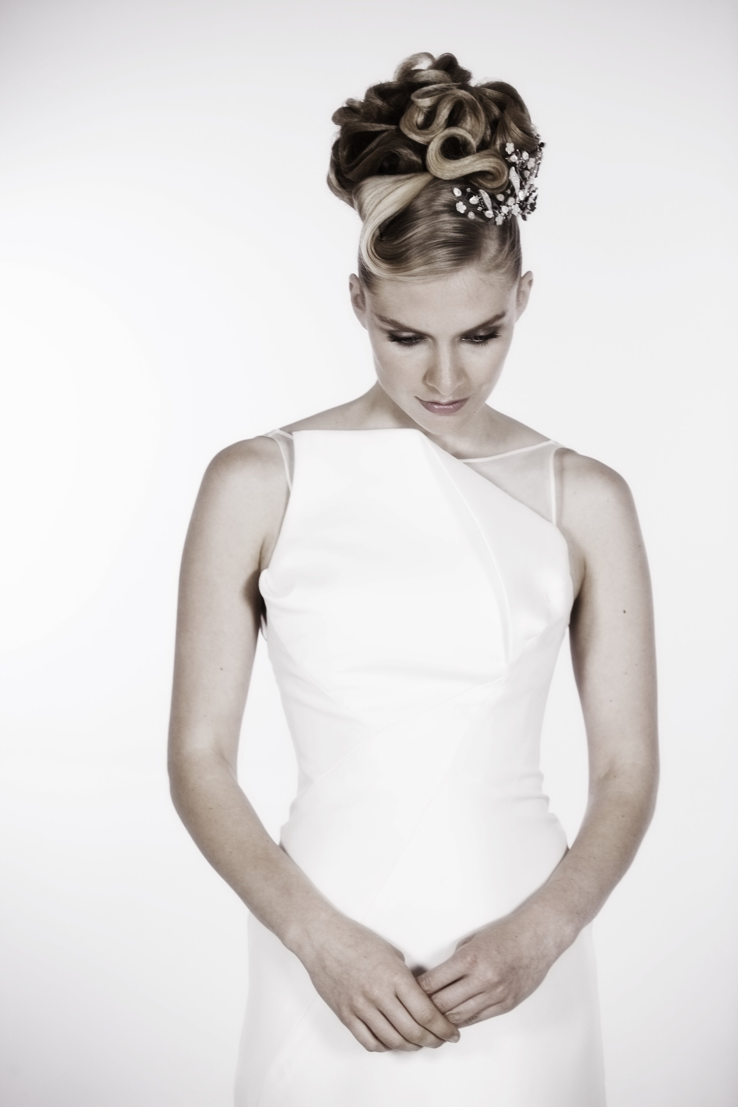 Joseph Koniak bridal hair