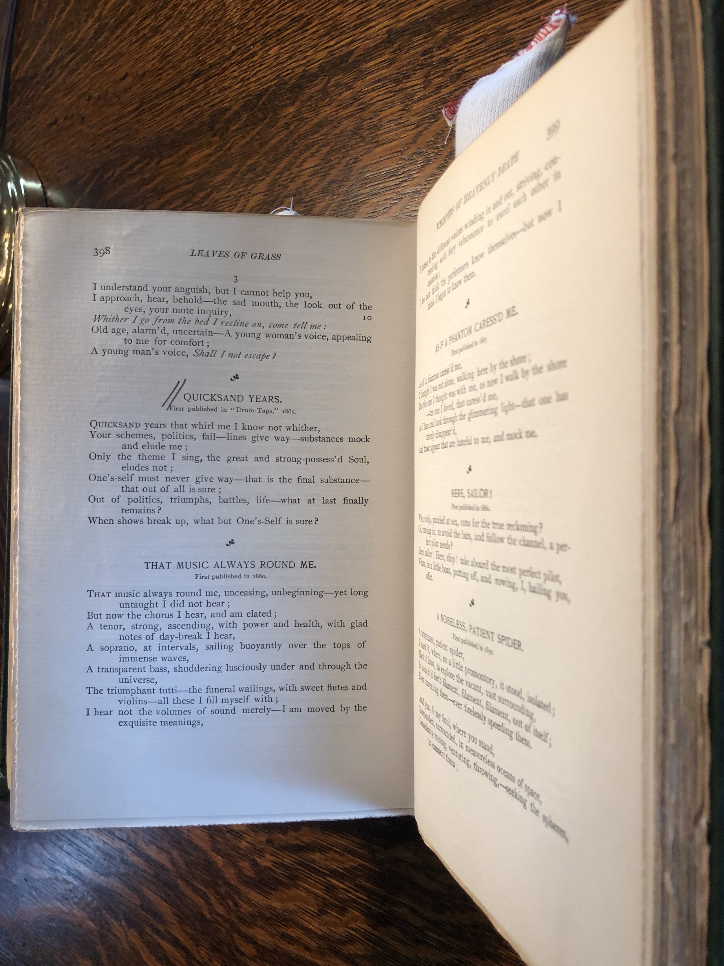 Mark Twain's copy of Walt Whitman's _Leaves of Grass_