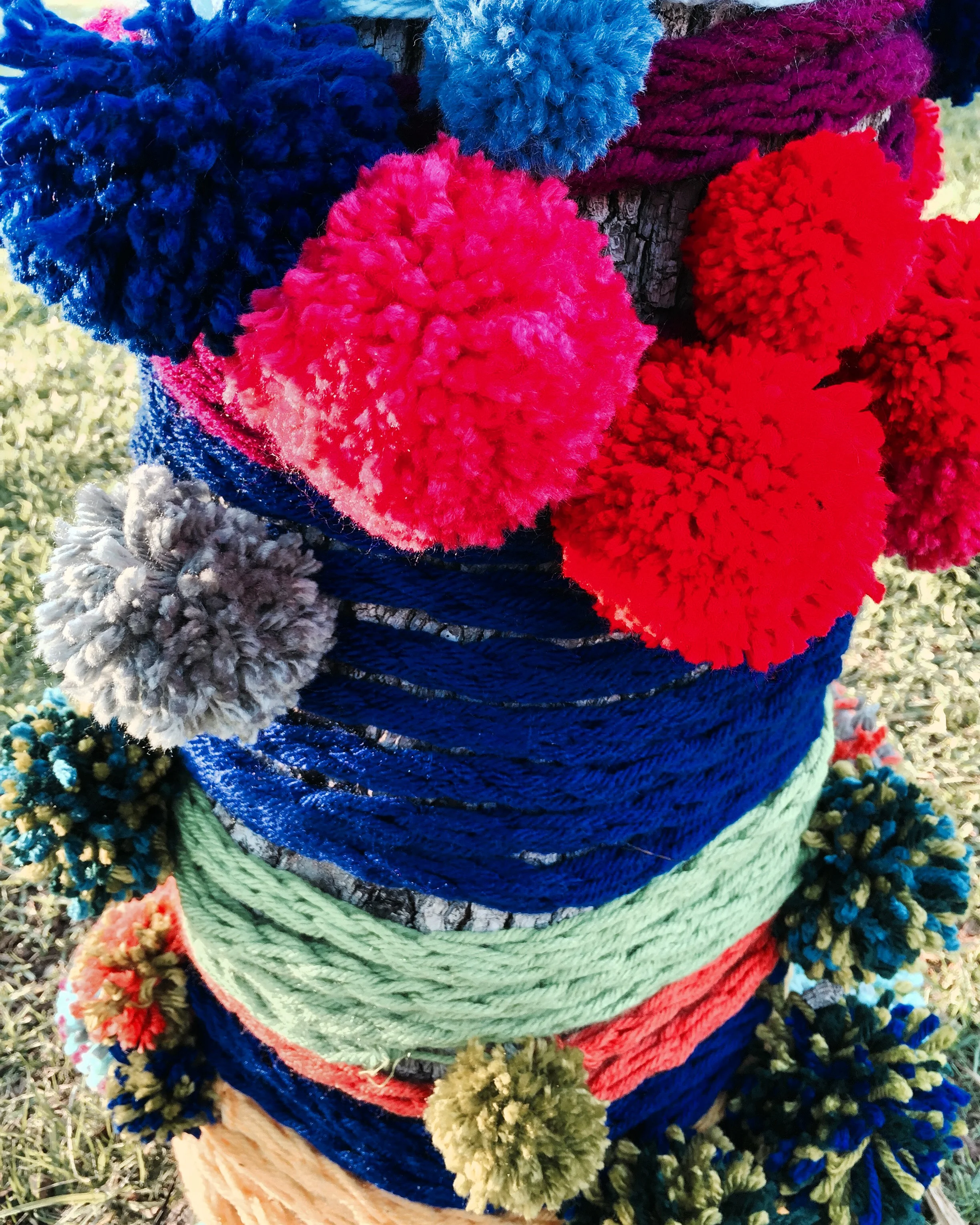 Workshop + Yarn Bomb Installation: Bombs Away East LA, 2016.