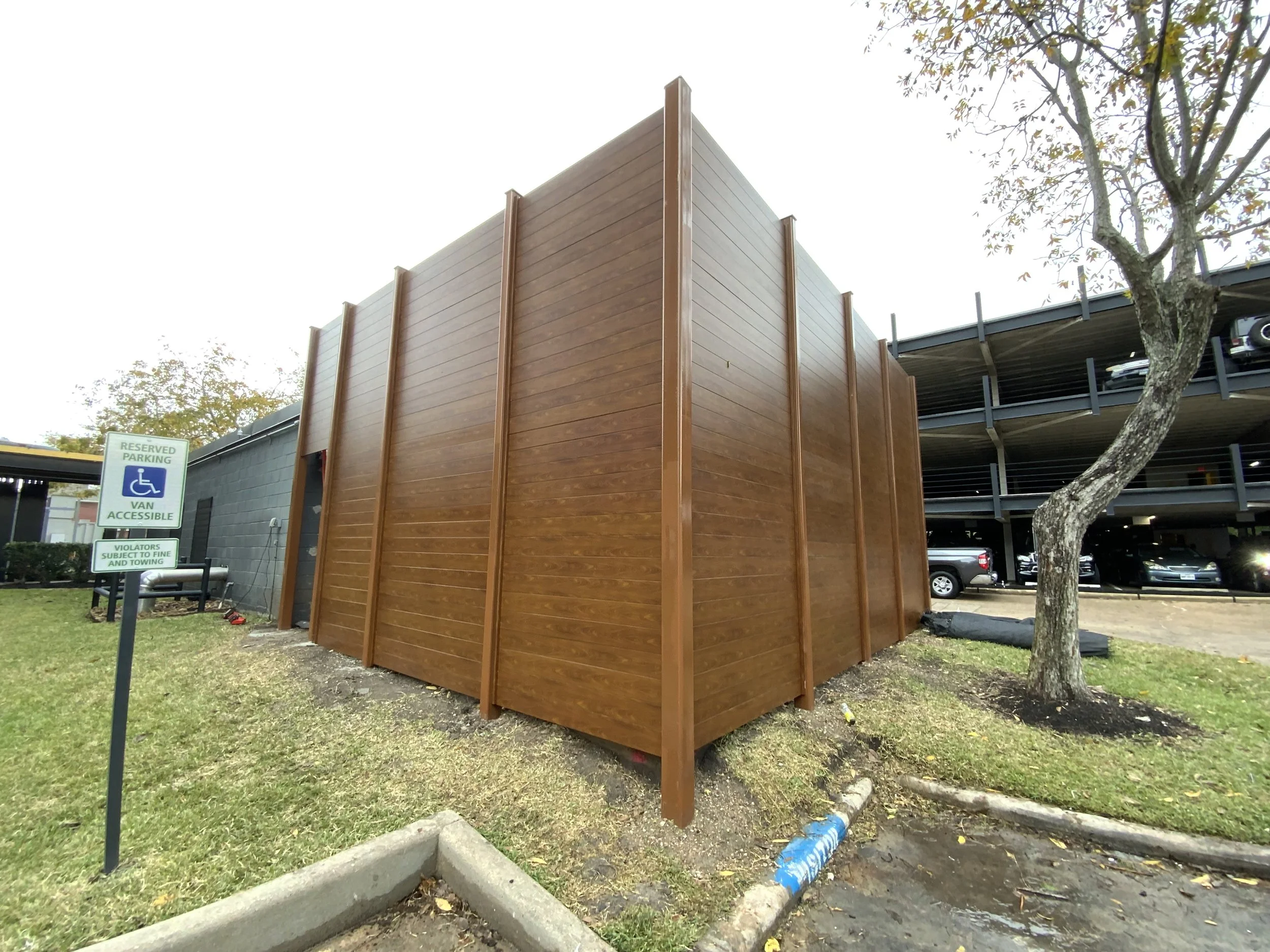 Cooling Tower Screen Wall