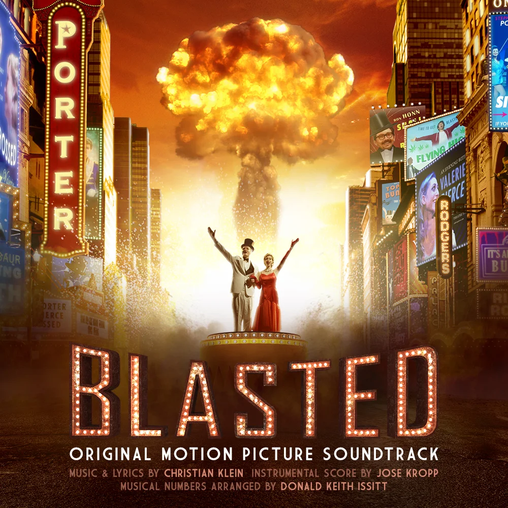 Album artwork designed for the soundtrack to "Blasted", a 2016 short film.