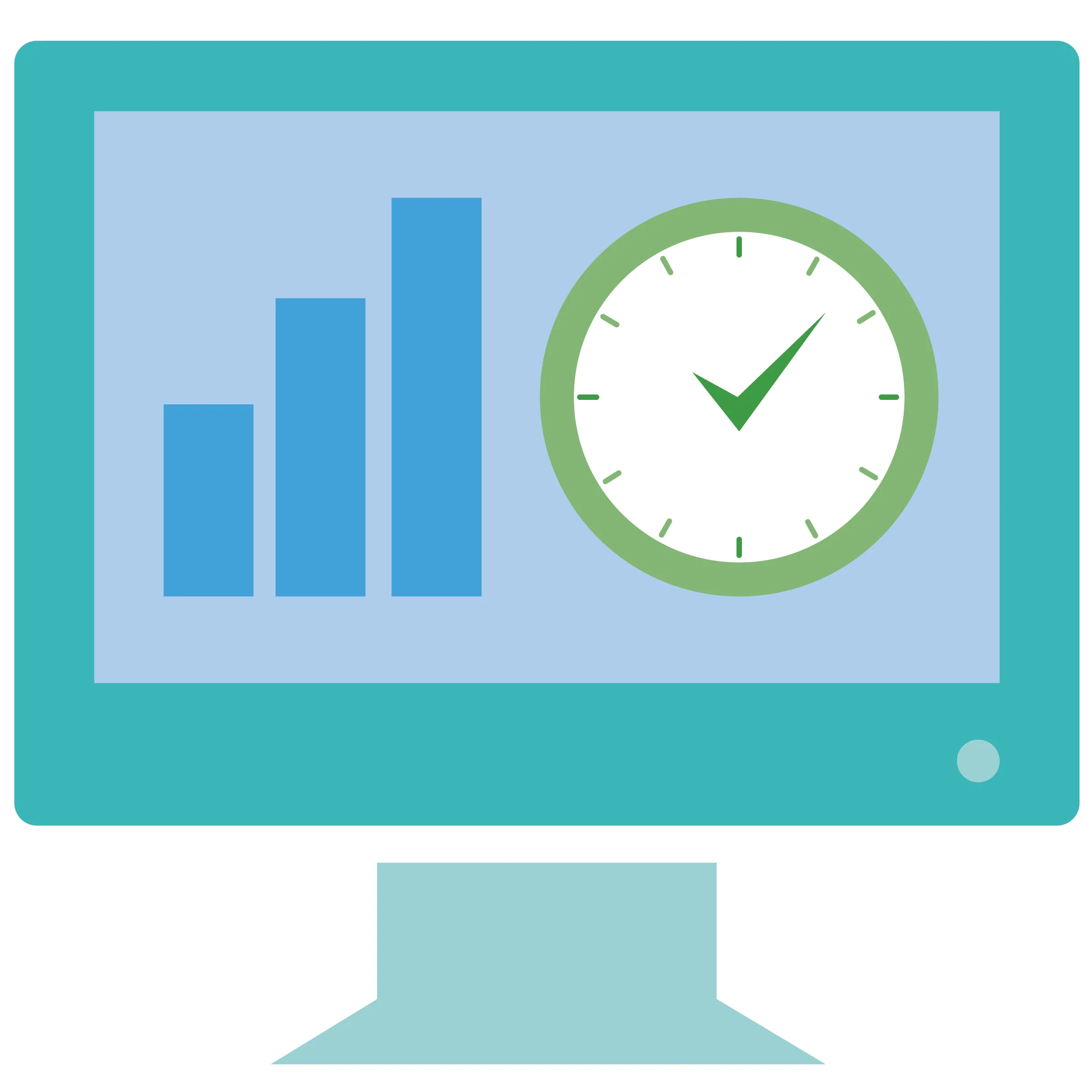 Monitor graphic designed for EZ IRA.