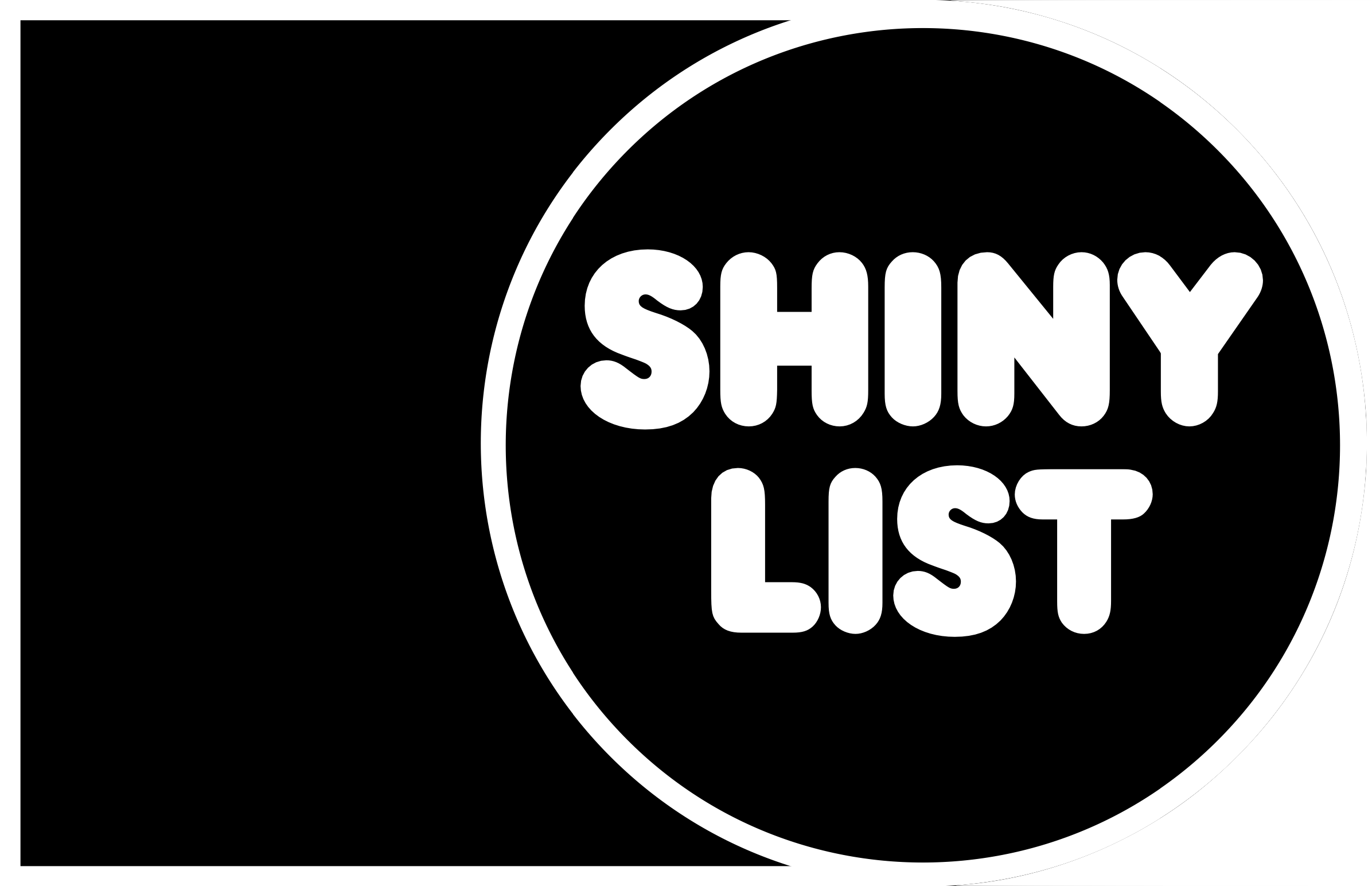 Shiny List laurel white on black.png