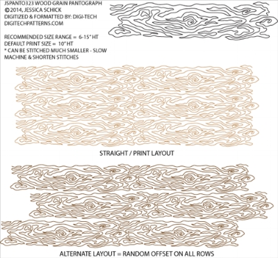 Wood Grain - Jessica Schick - $.025 per sq in