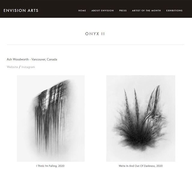 Thank you @envisionartshow for including me in the Onyx II online, international, group show! So many amazing artists from around the world. .
.
.
.
.

#contemporaryart #contemporarydrawing
#artstudio #artistatwork #femaleartists #thriveartstudio #ar