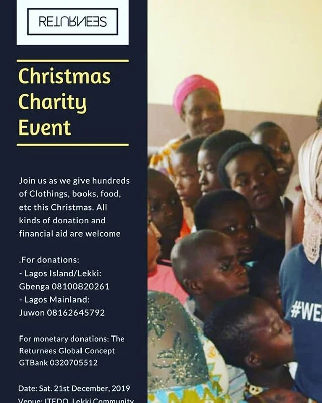 Last year returnees were able to provide funding for Lola . This year we want to do the same for Oluwakemi . She  is ten and comes from a family of four. She has two shirts and one pair of slippers. She likes to wash them on alternate days after wear