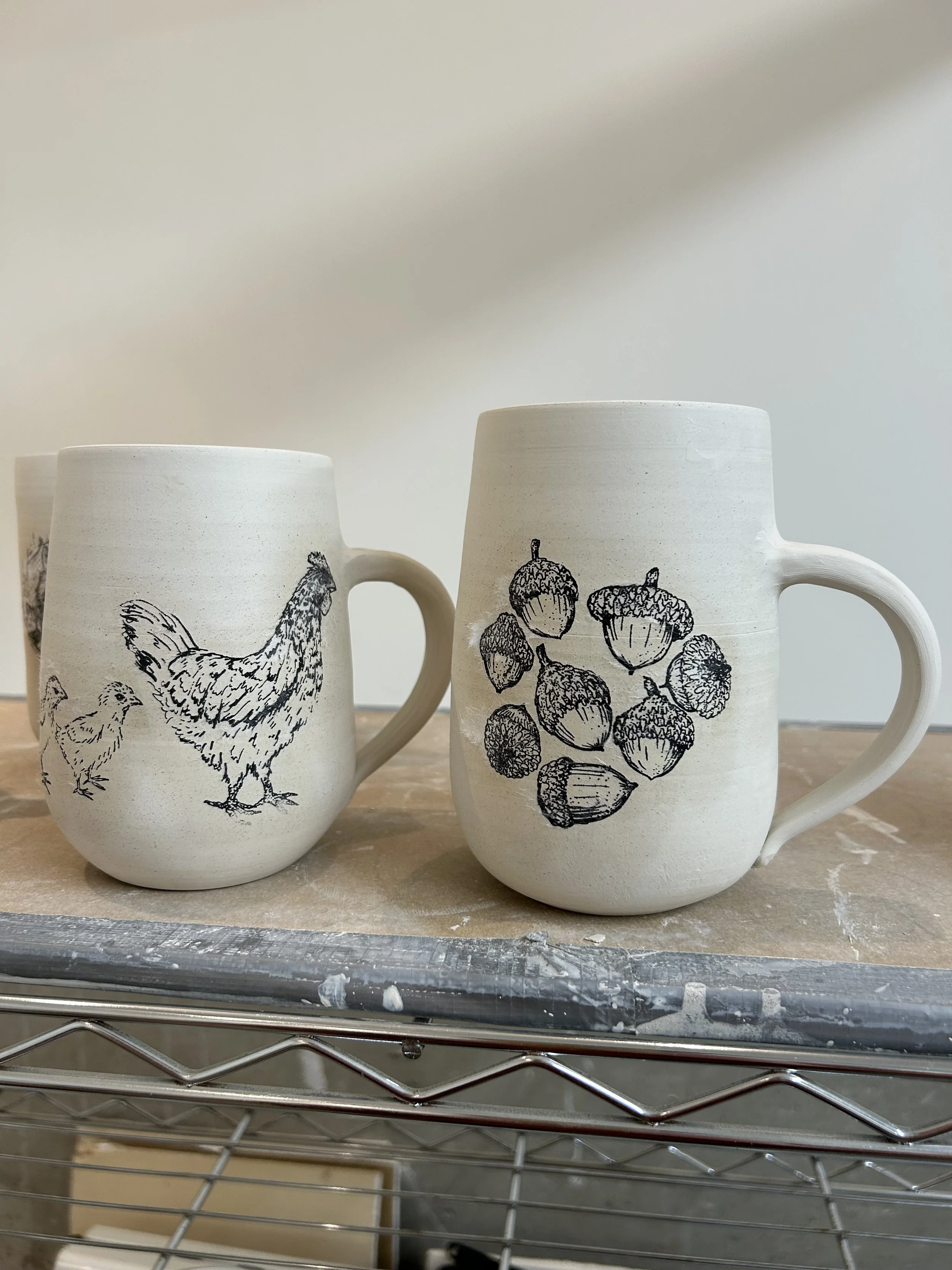 Mother Hen and Chicks Tall Mug