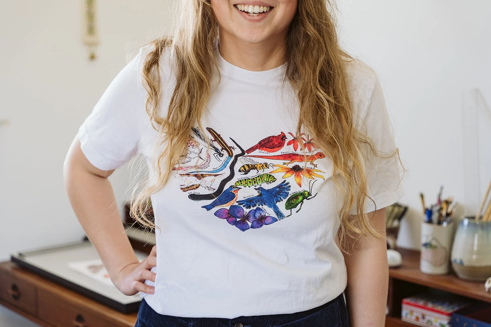 Moth T-Shirt and Love Diversity T-Shirt