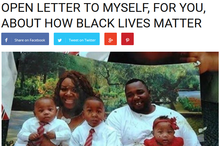 BLAVITY: Open letter to myself, for you, about how black lives matter