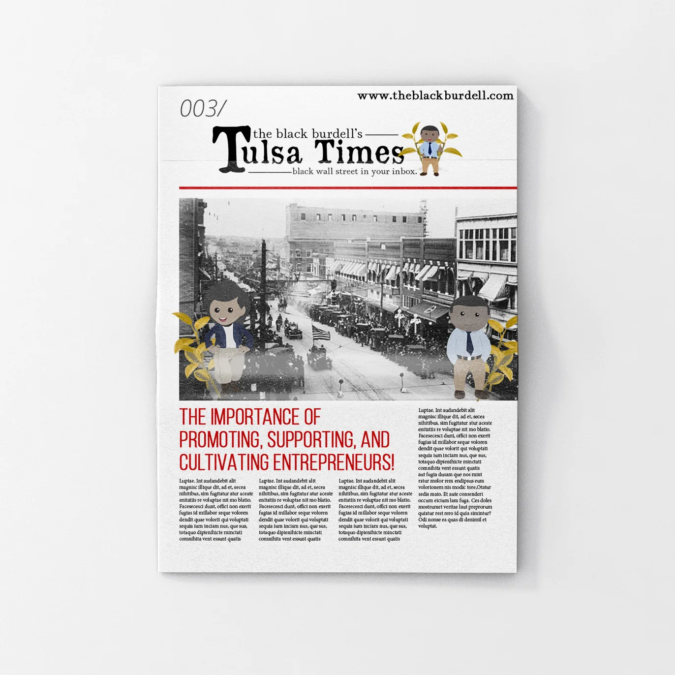 THE BLACK BURDELL - Tulsa Times (August '16)