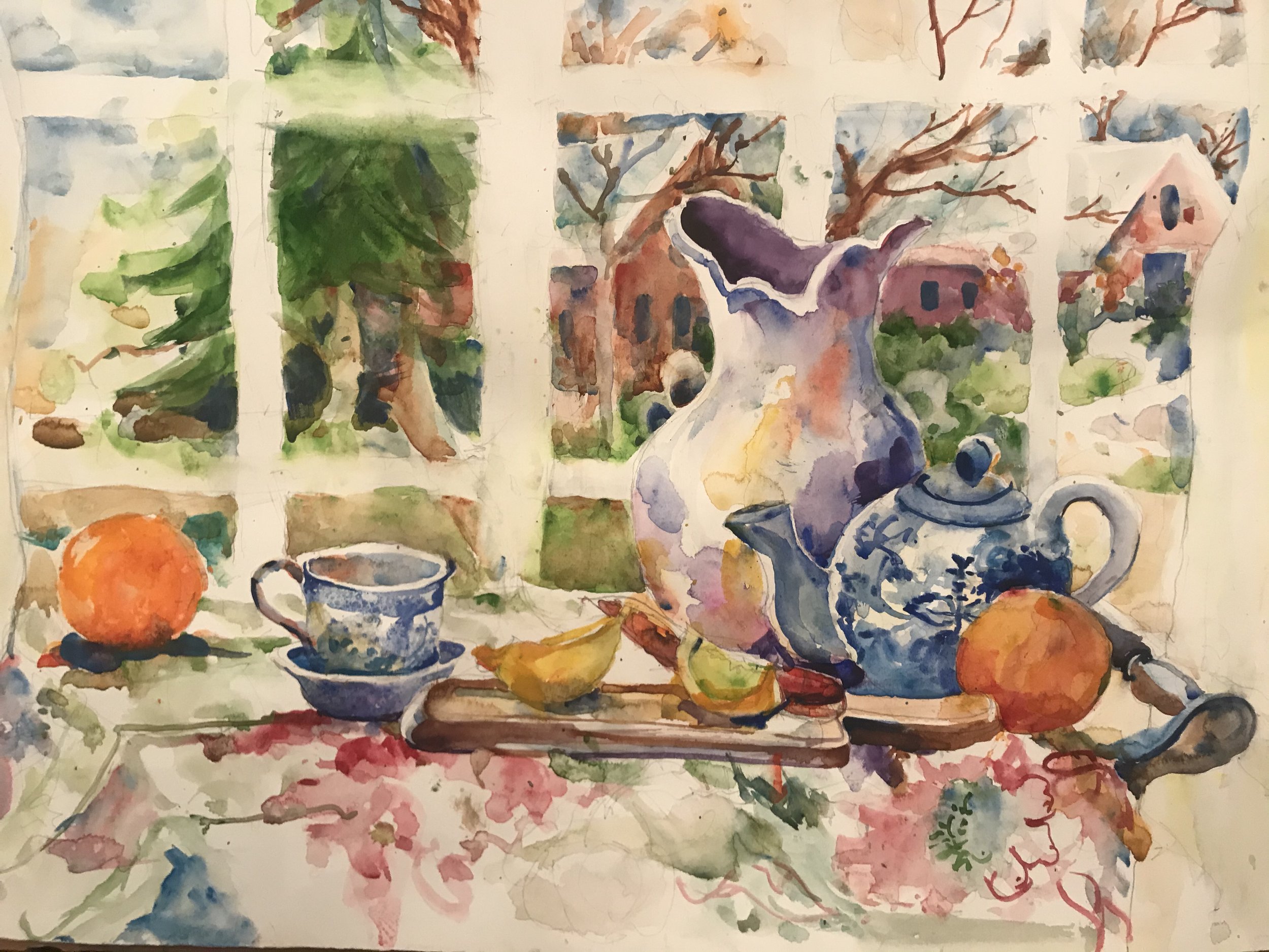  View at the window 