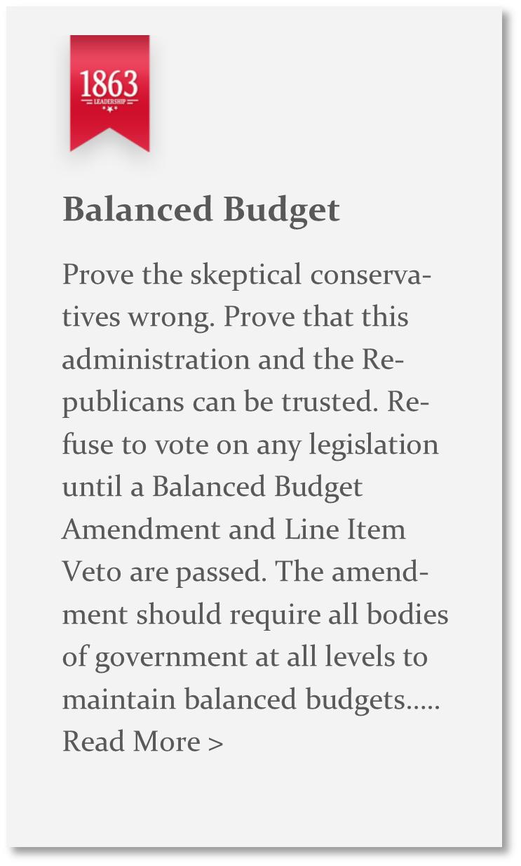 Balanced Budget Amendment