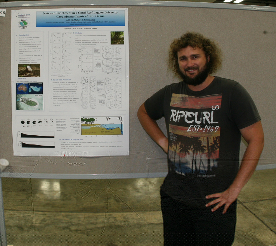 Ashley with poster
