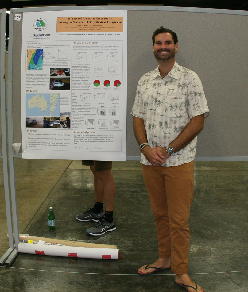 James with poster