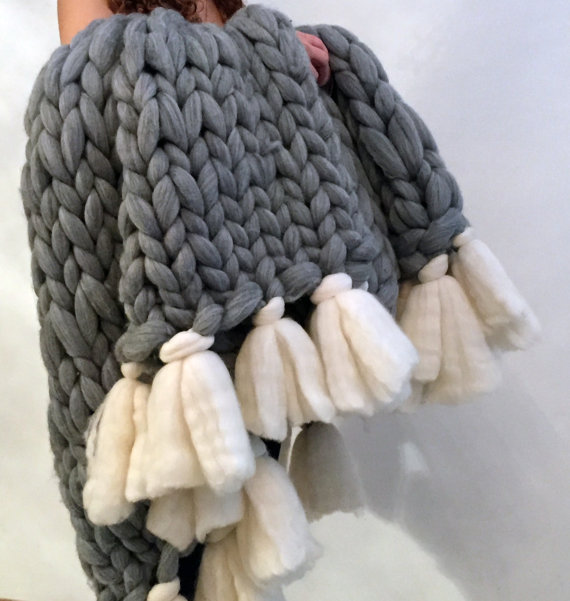 Chunky Yarn Blanket: March - Studio Vino Paint & Sip