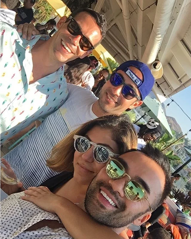 Great way to end the #weekend with my #fave guys 😍 🙌🏻 #sundayfunday #roodtop #LA #hollywood