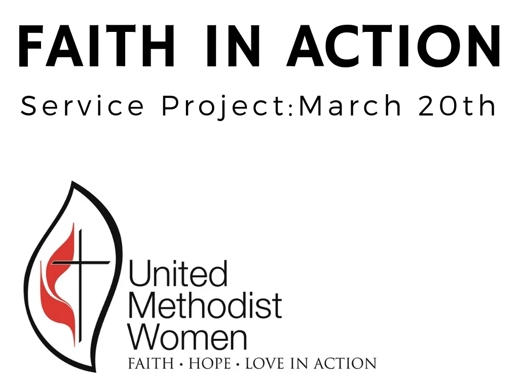 March 20th United methodist women