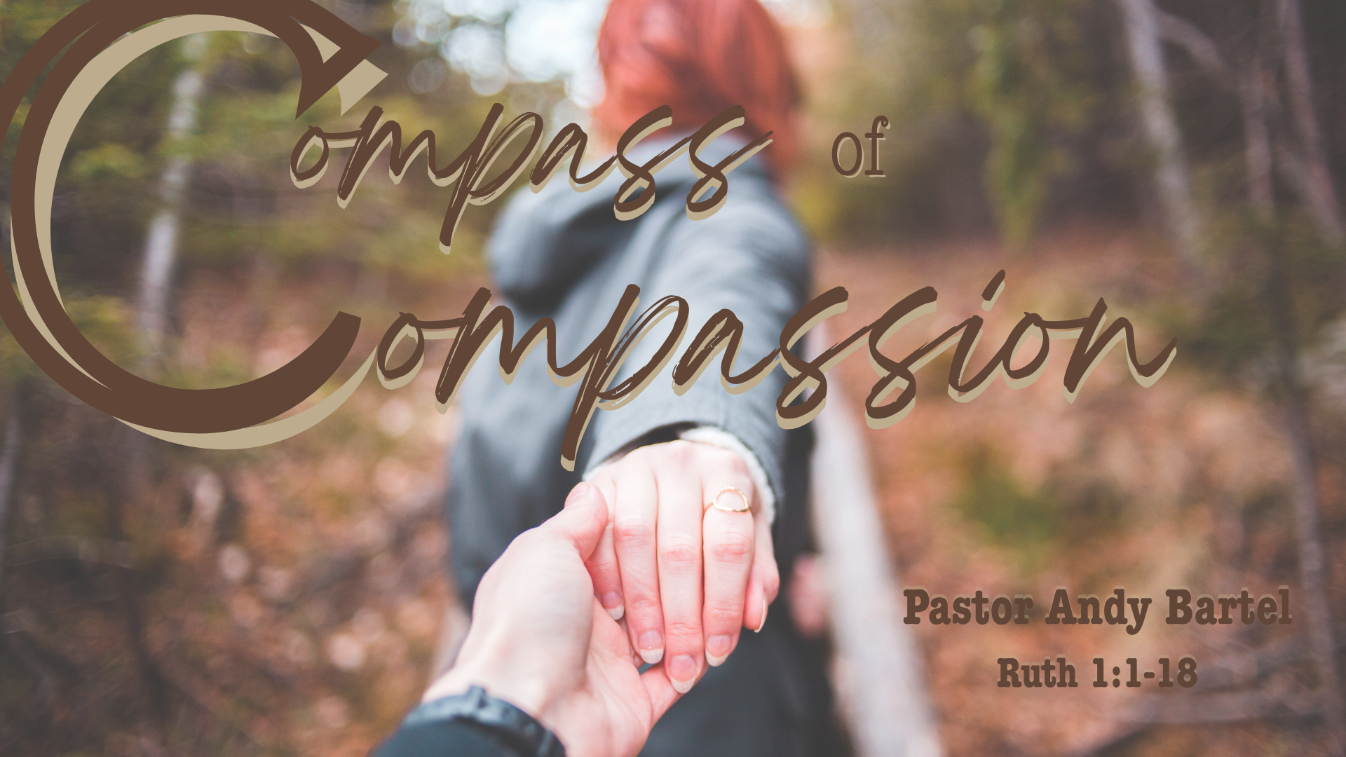 Coming September 28 Pastor Andy Bartel brings the message “Compass of Compassion" this Sunday. Services are at 8:00, 9:15 and 11:30 a.m., with the later two services livestreamed on YouTube .