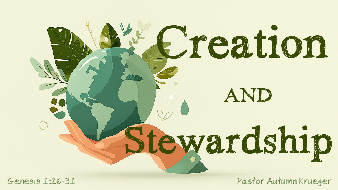   Coming February 15   This Sunday Pastor Autumn Krueger brings the message “Creation and Stewardship.” Services are at 8:00, 9:15, and 11:30 with the last two services being livestreamed on our   YouTube channel  . 